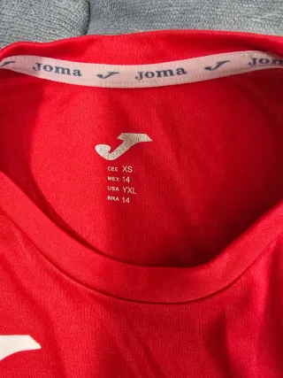Camiseta Joma Roja Manga Larga