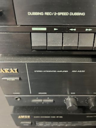 Cadena Hi-Fi AKAI Vintage (Amplificador)