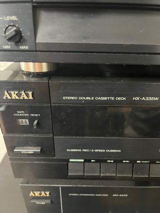 Cadena Hi-Fi AKAI Vintage (Amplificador)
