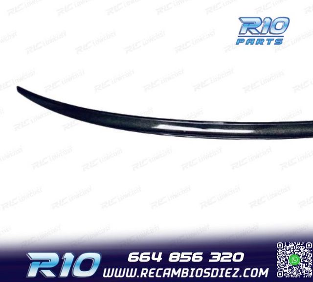 ALERON SPOILER AUDI A5 SPORTBACK 16-21 NEGRO BRILLO