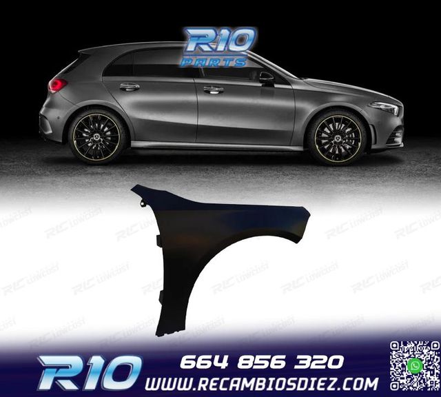 ALETA DCH MERCEDES CLASE A W177 18-22 ALUMINIO