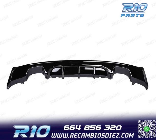 DIFUSOR BMW F22 F23 LOOK M PERFORMANCE NEGRO BRILLO OO---OO