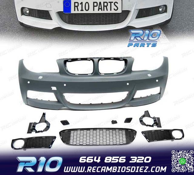 PARAGOLPES DELANTERO BMW E87 E82 E88 E81 04-11 LOOK M PDC