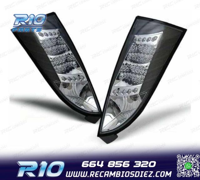 PILOTOS LED PARA FORD FOCUS MK1 98-04 FONDO NEGRO