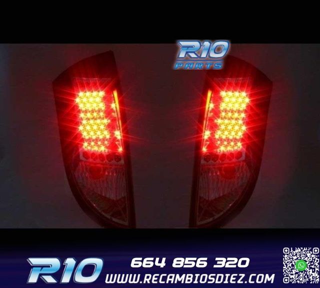 PILOTOS LED PARA FORD FOCUS MK1 98-04 FONDO NEGRO