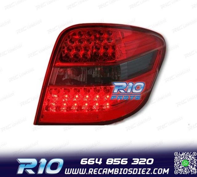 PILOTOS MERCEDES ML W164 05-08 LED ROJO AHUMADO