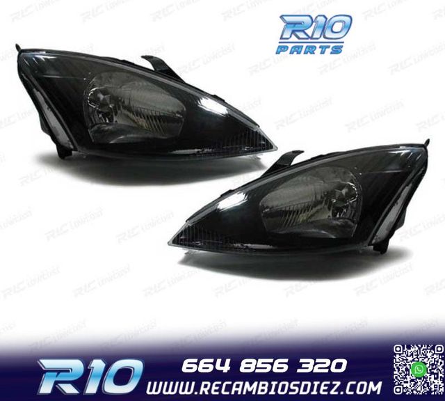 FAROS FORD FOCUS 98-01 FONDO NEGRO