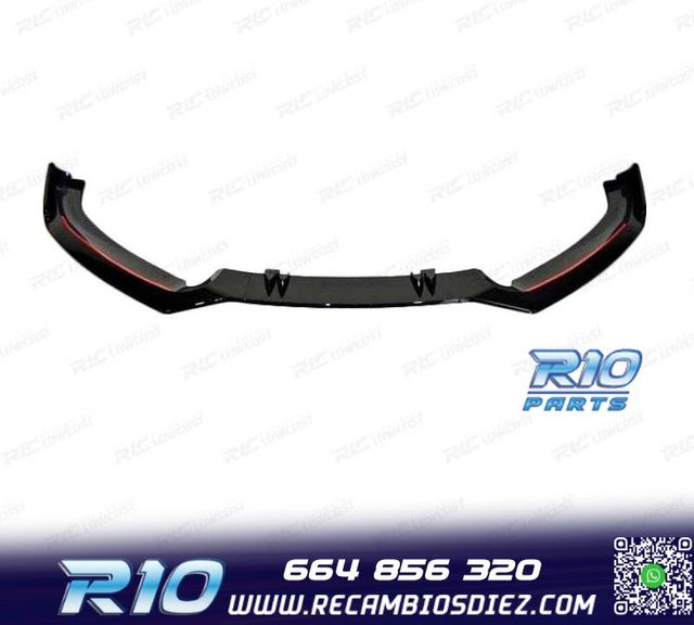 SPOILER LIP AUDI A7 11-18 LOOK RS7 NEGRO