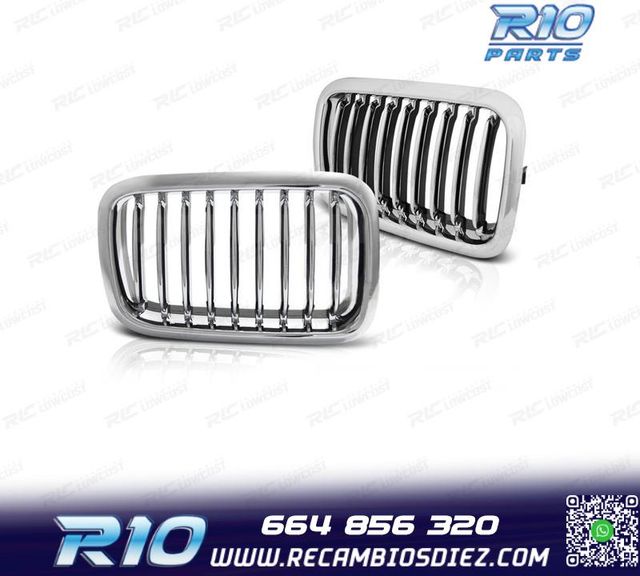 PARRILLAS BMW E36 91-96 CROMO NEGRO