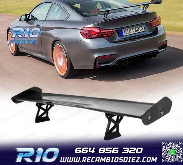 ALERON SPOILER BMW F30 F80 F32 F82 LOOK GTS NEGRO BRILLO