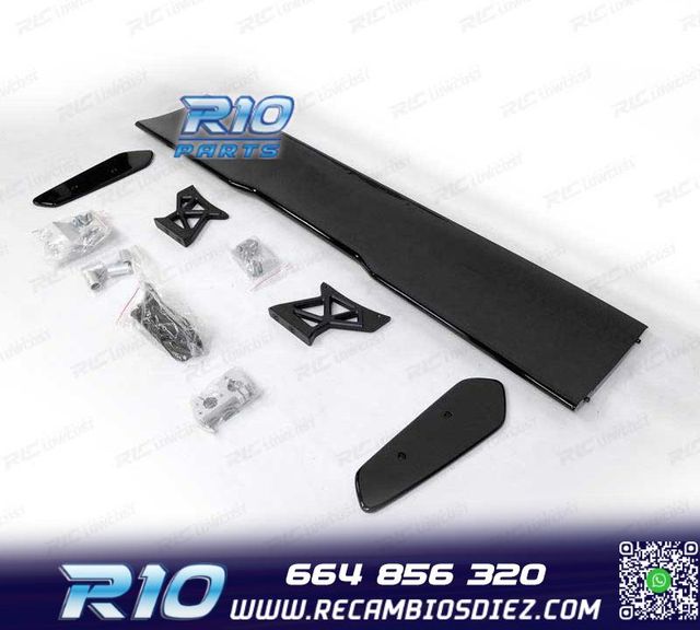 ALERON SPOILER BMW F30 F80 F32 F82 LOOK GTS NEGRO BRILLO