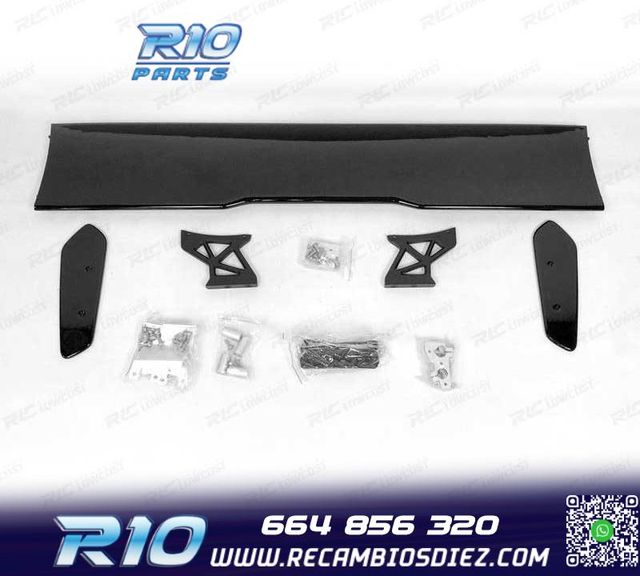ALERON SPOILER BMW F30 F80 F32 F82 LOOK GTS NEGRO BRILLO