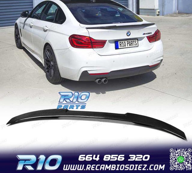 ALERON SPOILER BMW F36 LOOK M4 CARBONO