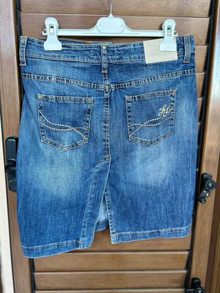 Gonna Liu Jo denim vita alta longuette L