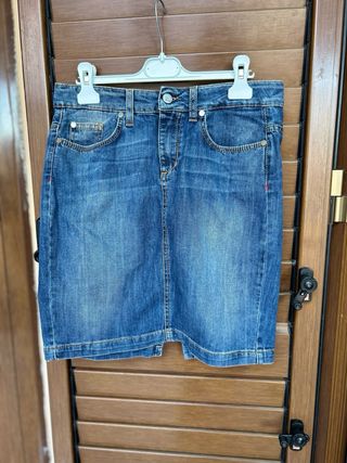 Gonna Liu Jo denim vita alta longuette L