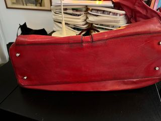 Borsa a mano Furla vera pelle rossa