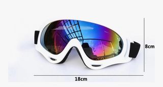 Occhiali da sci e snowboard unisex antiappannamento UV