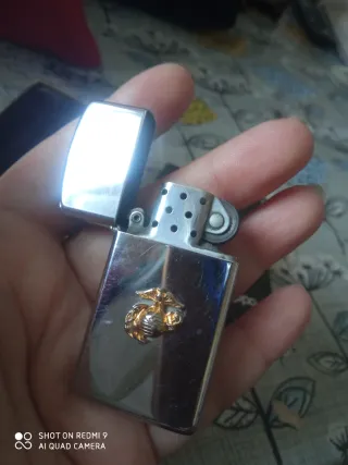 Accendino Zippo Acciaio Anni '90