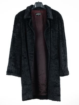 Abrigo largo negro Brunella talla 50