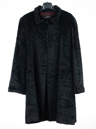 Abrigo largo negro Brunella talla 50