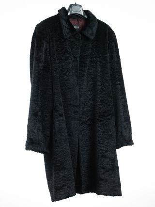 Abrigo largo negro Brunella talla 50