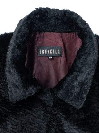 Abrigo largo negro Brunella talla 50