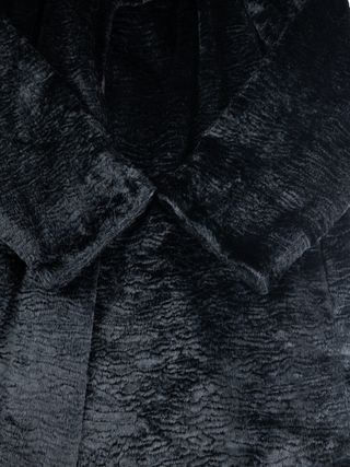 Abrigo largo negro Brunella talla 50