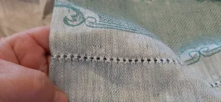 3 Asciugamani Lino con Inserti Aida