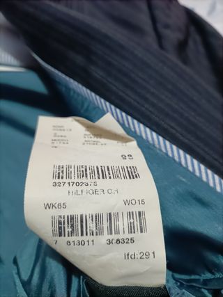 Americana Tommy Hilfiger Talla 52 Rayas