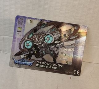 Carta collezionabile Spectrobes Windora Ortex