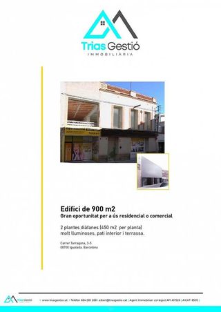 Hotel en venta en El Poble Sec en Igualada
