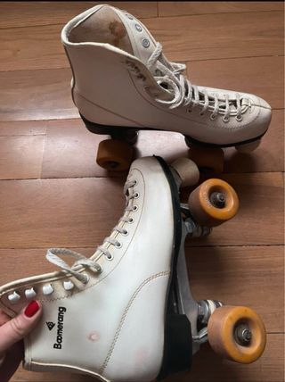 Patines Boomerang Talla 39 y protección manos