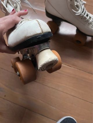 Patines Boomerang Talla 39 y protección manos