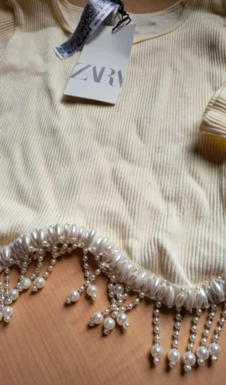 Top Zara perlas
