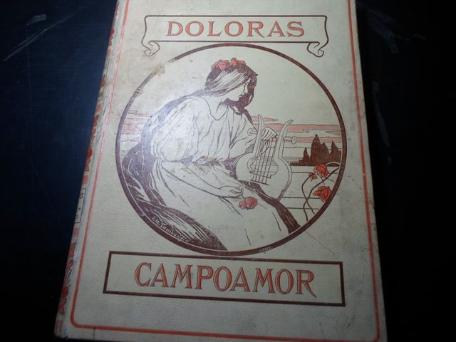 Libro Antico Doloras de Campoamor 1903