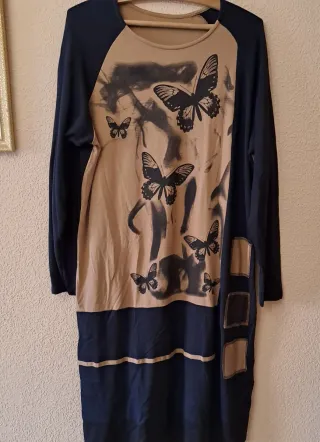 Vestidos Talla Grande Negro y Blanco