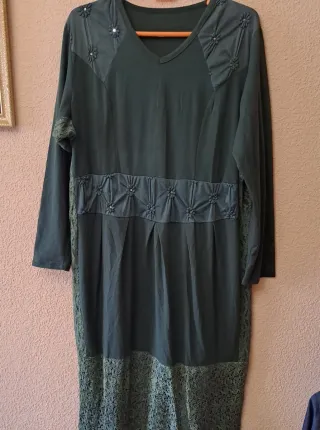 Vestidos Talla Grande Negro y Blanco