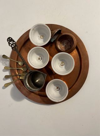 Set Caffè Rame e Ceramica