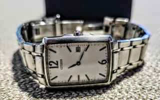 Orologio Citizen da uomo in argento e bianco
