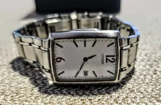 Orologio Citizen da uomo in argento e bianco