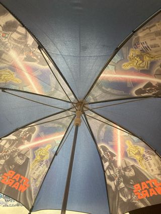 Paraguas Star Wars Azul y Multicolor