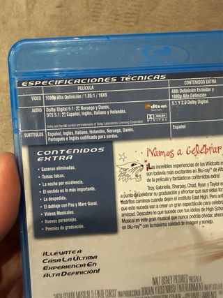 Blu-ray High School Musical 3 Edición Ampliada