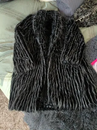Abrigo pelo largo mujer Talla L