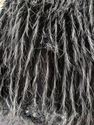 Abrigo pelo largo mujer Talla L