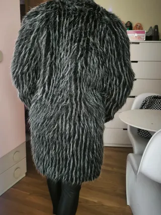 Abrigo pelo largo mujer Talla L