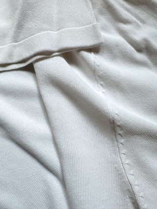 Top Punto Zara Blanco Talla M Manga Corta