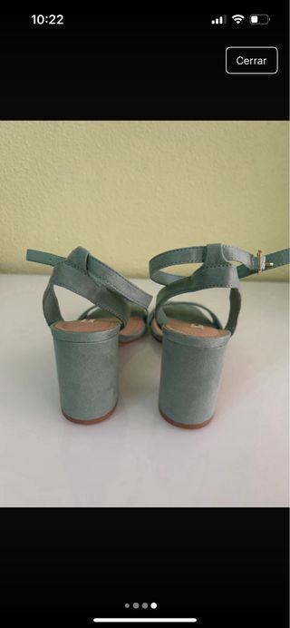Sandalias Stradivarius verdes