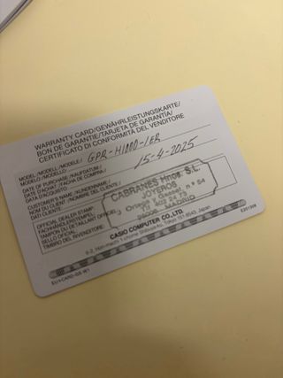 Casio GPR H1000 Rangeman Reloj Completo