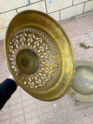 Brasero di rame antico