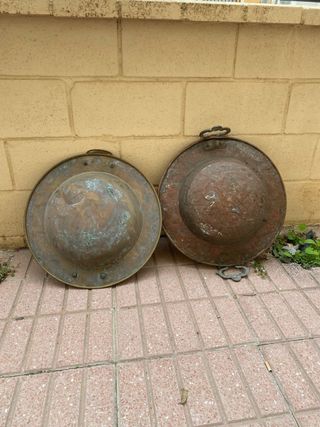 Brasero di rame antico